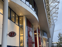 Northeast facade of the Philips Stadium at the PSV-laan street