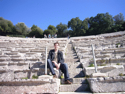 Tim at the Theatre of Epidaurus