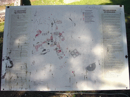 Map and explanation on the Asklepieion of Epidaurus