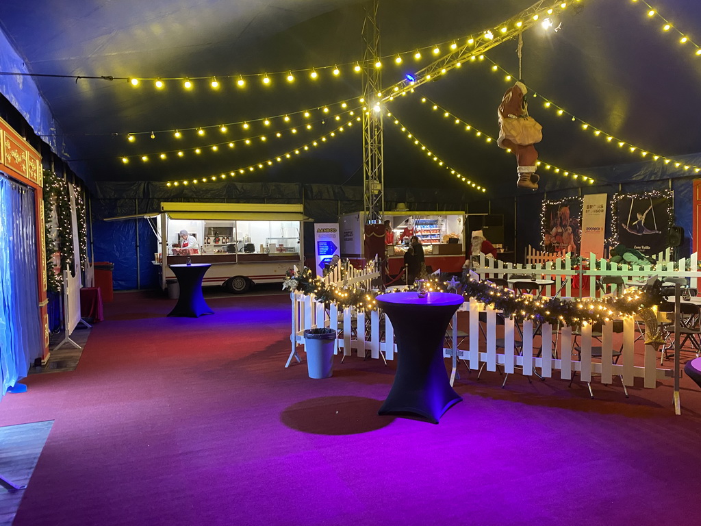 Interior of the foyer of the Kerstcircus Etten-Leur