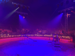 Interior of the Kerstcircus Etten-Leur, during the half-time break