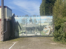 Poster in front of the exotic garden center De Evenaar at the Bredaseweg road
