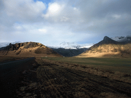 The Raufarfellsvegur road and the Eyjafjallajökull volcano