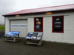 Front of the Þorvaldseyri visitor centre, next to the Hringvegur road