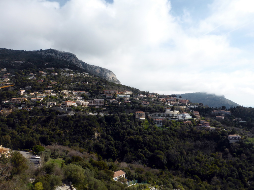 Houses at the east side of the town, viewed from the Placette square