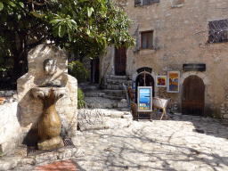 Fountain at the Place du Planet square