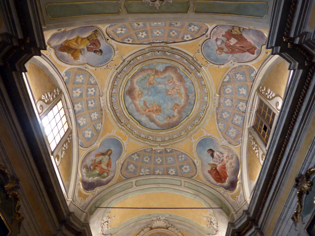 Ceiling of the Église Notre Dame de l`Assomption church