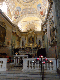 Apse and altar of the Église Notre Dame de l`Assomption church