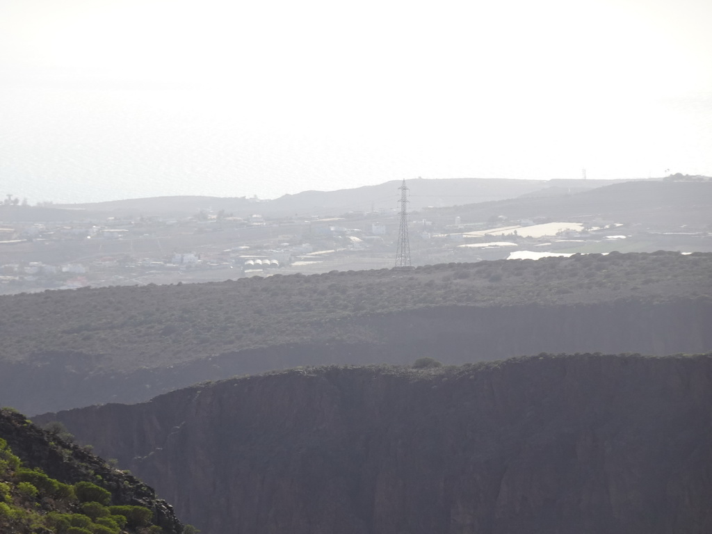 The town of Montaña la Data, viewed from the Mirador Astronómico de la Degollada de las Yeguas viewpoint