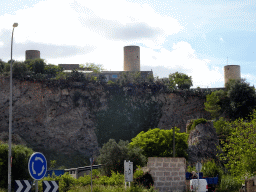 Towers at the northeast side of the town, viewed from the Carretera Porto Colom street