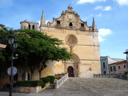 Front of the Parish Church of Sant Miquel at the Plaça de sa Font de Santa Margalida square