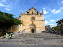 Front of the Parish Church of Sant Miquel at the Plaça de sa Font de Santa Margalida square