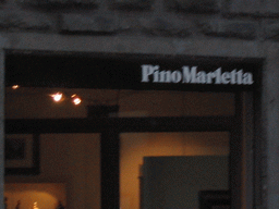 Front of the Pino Marletta gallery at the Piazza San Felice square