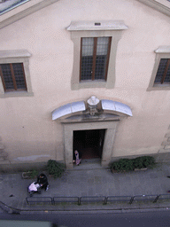 Front of a church at the Via Romana street, viewed from Miaomiao`s room at the La Chicca di Boboli hotel