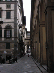 The Piazza del Pesce square and the Lungarno Anna Maria Luisa de` Medici street