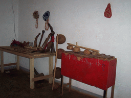 Musical instruments at the Foumban Royal Palace