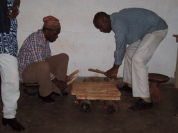 People making music at the Foumban Royal Palace