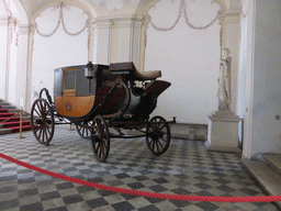 Carriage in the entrance hall of the Royal Palace