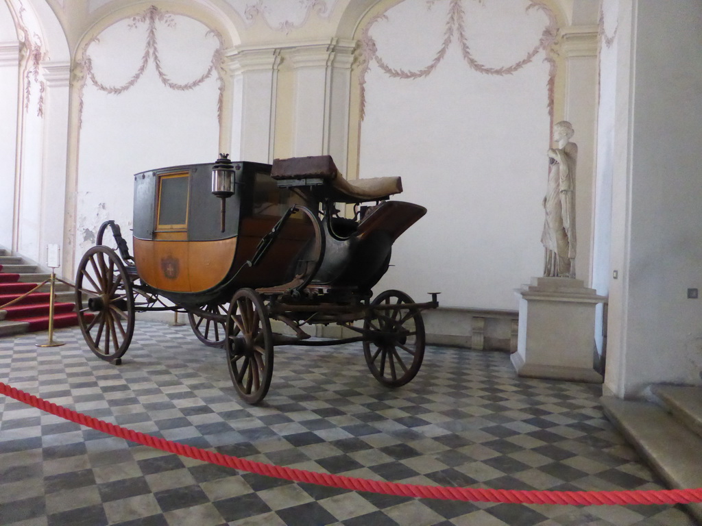 Carriage in the entrance hall of the Royal Palace