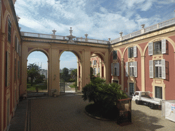 The inner courtyard of the Royal Palace, viewed from the staircase of the Royal Palace