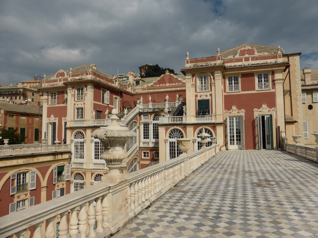 Back side of the Royal Palace, viewed from the roof terrace of the Royal Palace