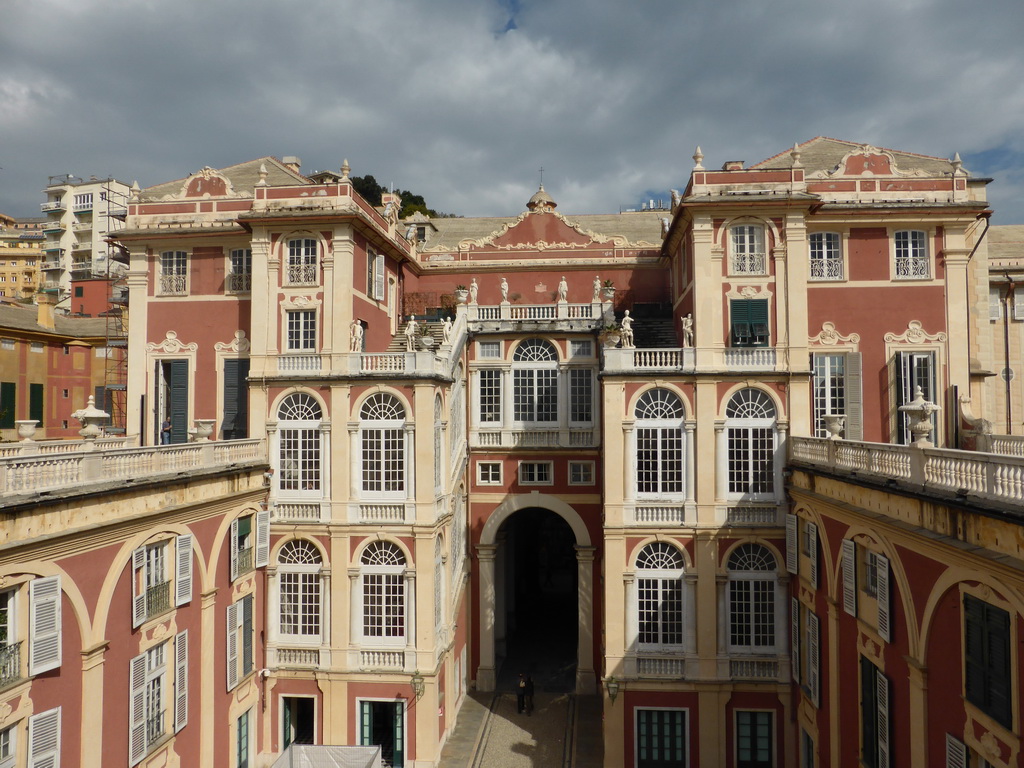 Back side of the Royal Palace, viewed from the roof terrace of the Royal Palace