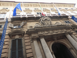 Facade of the Royal Palace at the Via Balbi street