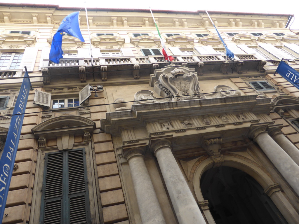 Facade of the Royal Palace at the Via Balbi street