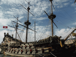 The Neptune galleon in the Old Harbour