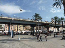 The Plaza Caricamento square and the Palazzo San Giorgio palace