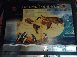 Explanation on Ferdinand Magellan at the Aquarium of Genoa