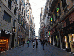 The Via San Lorenzo street