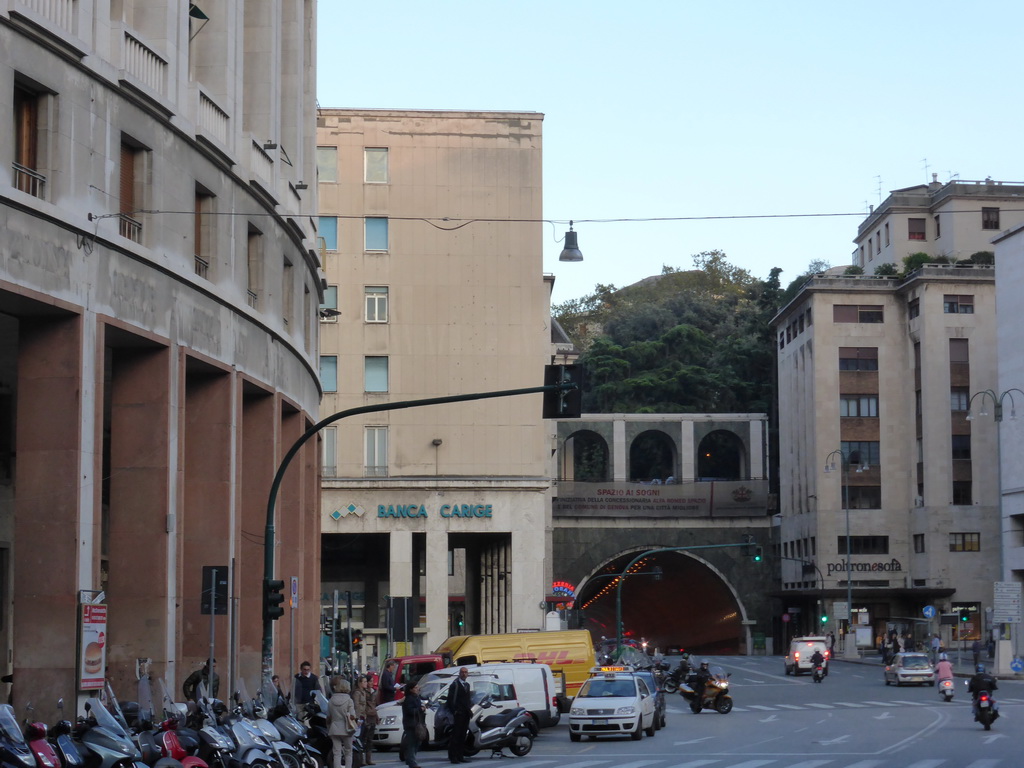 The Piazza Dante square