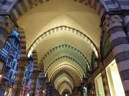 Archways at the Via XX Settembre street, at sunset