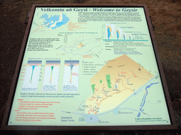 Information on the Geysir geothermal area