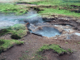 The Litli Strokkur geyser at the Geysir geothermal area