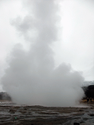 Eruption of the Strokkur geyser at the Geysir geothermal area