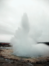 Eruption of the Strokkur geyser at the Geysir geothermal area