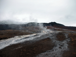 The Blesi geyser at the Geysir geothermal area