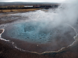 The Blesi geyser at the Geysir geothermal area