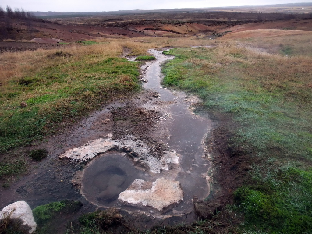 Mud pot at the Geysir geothermal area