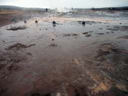 Small geyser at the Geysir geothermal area