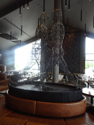 Statue in the restaurant of the Geysir Center