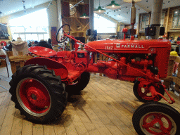 Tractor in the souvenir shop of the Geysir Center