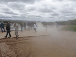 The Blesi and Fata geysers at the Geysir geothermal area