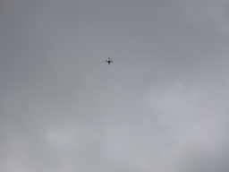 Drone flying above the Geysir geothermal area