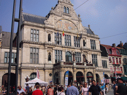 Front of the NTGent Theatre at the Sint-Baafsplein square