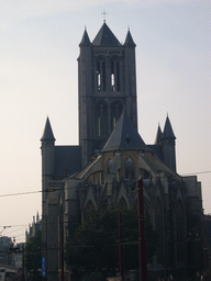 The east side of Sint-Niklaaskerk church, viewed from the Sint-Baafsplein square