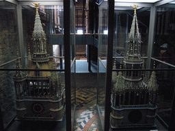 Scale models of the Spire of the Belfry of Ghent, at the Tower Keepers Room at the first floor