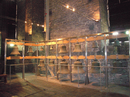 Bells at the Bell Museum at the second floor of the Belfry of Ghent